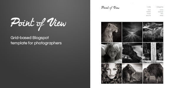 Free Download Point of View Themeforest Blogger Template
