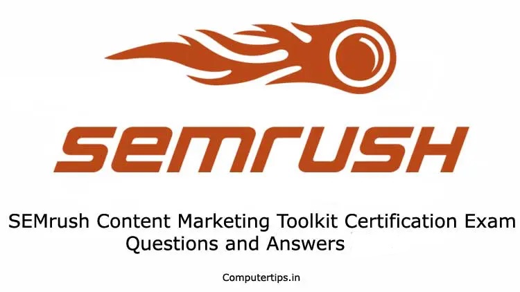 SEMrush-Content-Marketing-Toolkit-Certification-Exam-Questions-and-Answers
