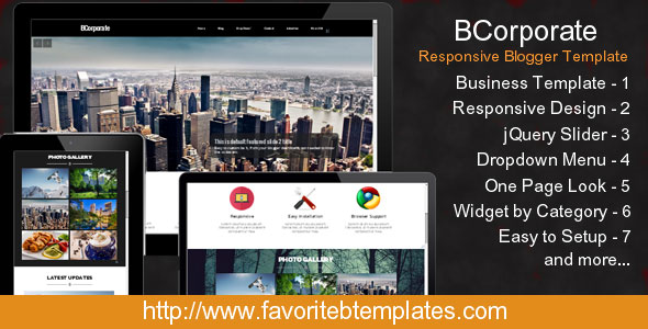 Free Download BCorporate Magazine Responsive Blogger Template