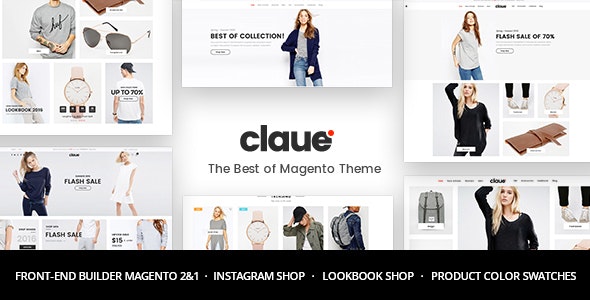 Free Download Claue v1.8.4 Multipurpose Responsive Magento Theme