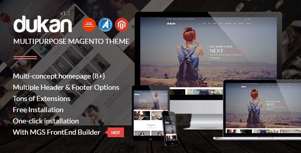 Free Download Dukan v1.1.7 Multipurpose Responsive Magento Theme