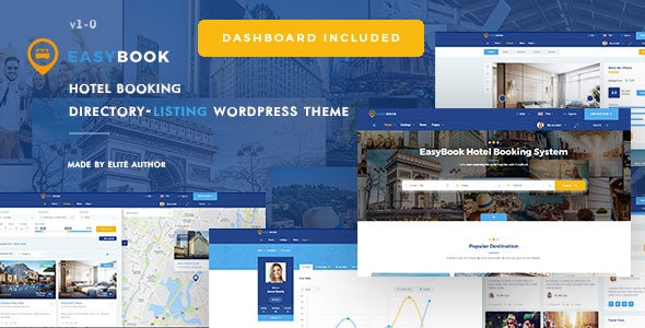 Free Download EasyBook v1.2.9 Responsive Multipurpose WordPress Theme