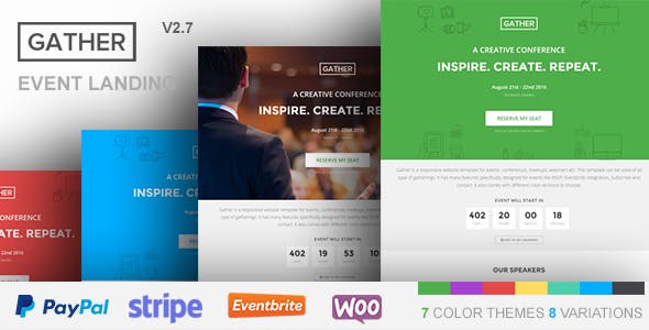 Free Download Gather v3.0.5 Responsive Multipurpose WordPress Theme