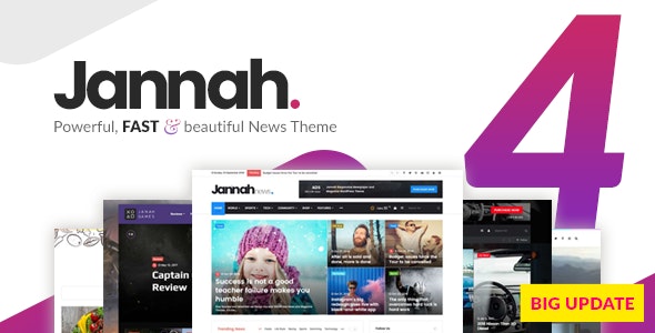 Free Download Jannah News v4.6.4 Responsive Multipurpose WordPress Theme