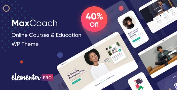 Free Download MaxCoach v1.2.3 Responsive Multipurpose WordPress Theme