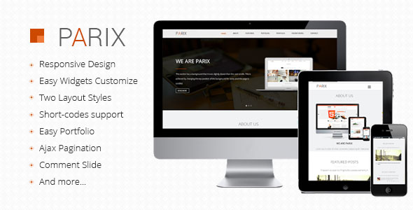 Free Download Parix Magazine Responsive Blogger Template