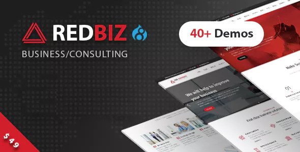 Free Download RedBiz Responsive Multipurpose Drupal Theme