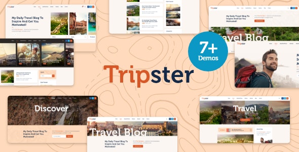 Free Download Tripster v1.0 Responsive Multipurpose WordPress Theme