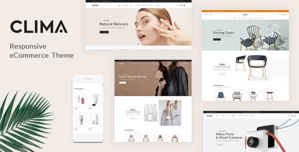 Free Download Clima v1.0 Responsive Prestashop Theme