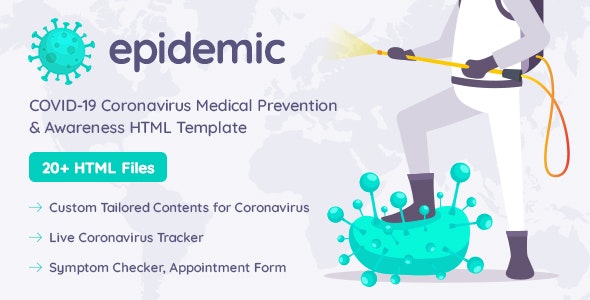 Free Download Epidemic v1.0 Responsive HTML Template