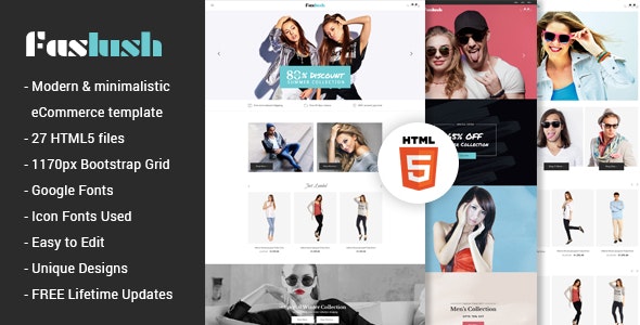 Free Download Faslush v1.0 Responsive HTML Template