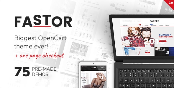 Free Download Fastor v2.3 Responsive Opencart Theme