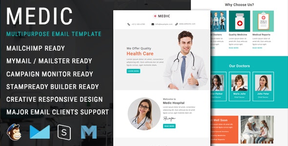 Free Download Medic v1.0 Responsive HTML Template