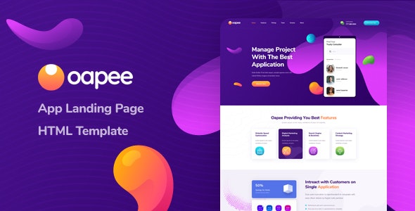 Free Download Oapee v1.0 Responsive HTML Template
