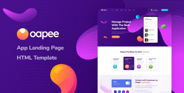 Free Download Oapee v1.0 Responsive HTML Template