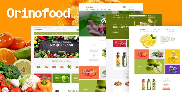 Free Download Orinofood v1.0 Responsive Opencart Theme