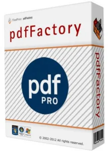 Free Download PdfFactory Pro 7.25 With Crack