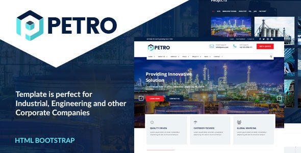 Free Download Petro v1.0 Responsive HTML Template