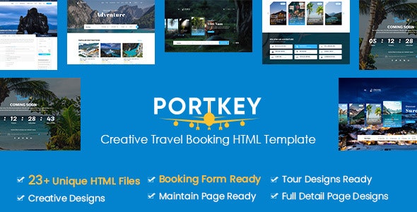 Free Download PortKey v1.0 Responsive HTML Template