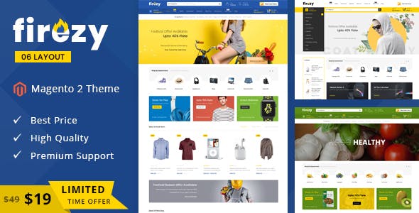 Free Download Firezy Responsive Magento Theme